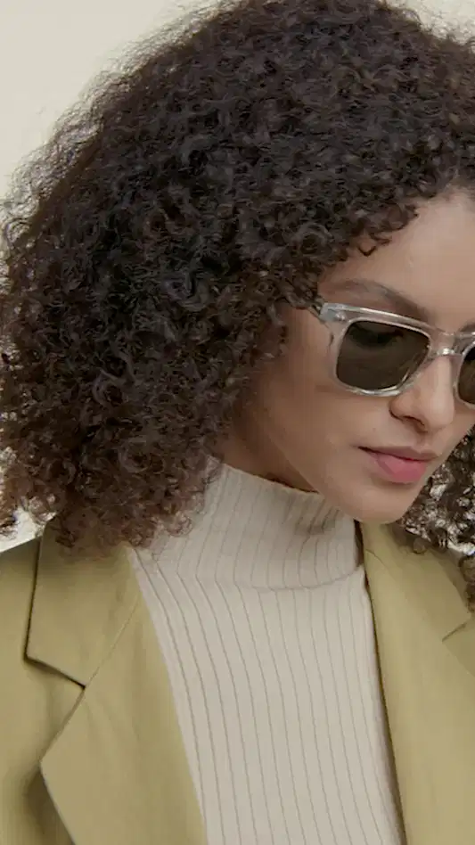 TBD Eyewear Denim Eco Transparent / Bottle Green