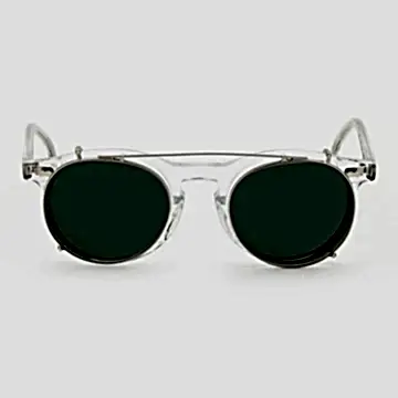 TBD Eyewear Pleat Transparent / Bottle Green