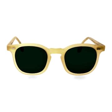 TBD Eyewear Twill Matte Champagne / Bottle Green